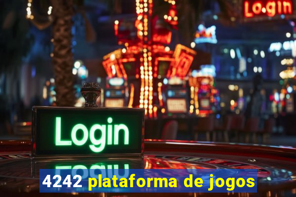 4242 plataforma de jogos